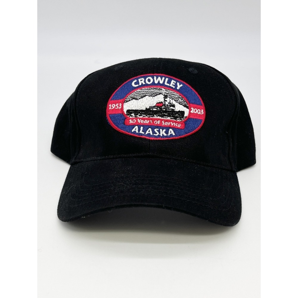 Vintage Crowley Alaska 50 Years Service Hat OSFM Maritime Tugboat Strapback
